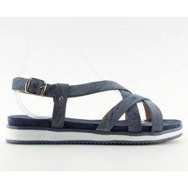 Damesandaler meget behagelige marineblå 1499 Navy marine blå