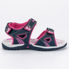 American Club Velcro amerikanske sandaler blå