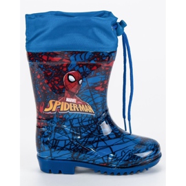 Wellingtons med løbebånd SPIDER-MAN blå