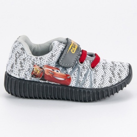 Velcro sneakers til biler grå