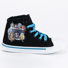 Monster High Sneakers sort blå