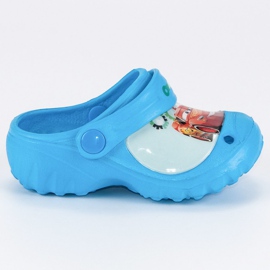 Gummi Car Tøfler blå