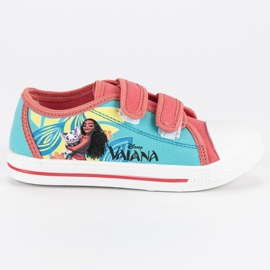 Sneakers Velcro Vaiana blå lyserød