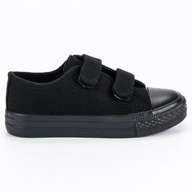 Børns velcro sneakers sort