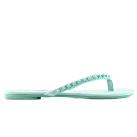 Flip-flops med DD26 blå pyramide nitter