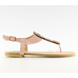 Pink 4111 Pink flip-flops lyserød
