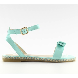Pastelblå sandaler 6128 blå
