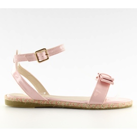 Pastelrosa sandaler 6128 pink lyserød