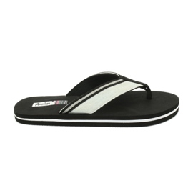 American Club Amerikanske dameskum-flip-flops sort blå