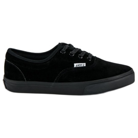 Andy Z Sorte ruskind sneakers