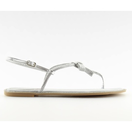 Grå sandaler til kvinder flip-flops 17715 Grigio