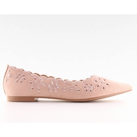Ballerinaer med gennembrudt pink mønster IT-29 Pink lyserød