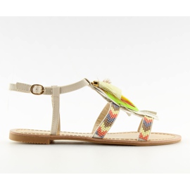 Sandaler i Boho-stil i beige LQ-2662 Beige