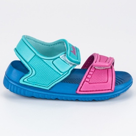 American Club Velcro amerikanske sandaler flerfarvet