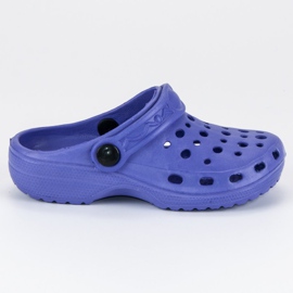 Lilla gummi flip-flops violet