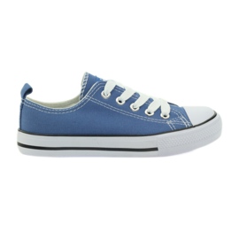 American Club Amerikanske sneakers børnesko blå sneakers