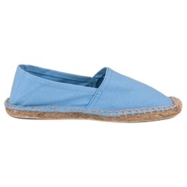 Blå Espadriller