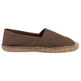 Brun Espadrilles flerfarvet