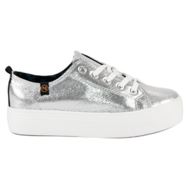Vinceza Sølv mckeylor sneakers grå