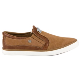 L&H Slipons til mænd brun