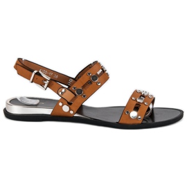 Vices Brune skruestiksandaler