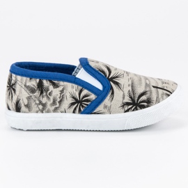 Behagelig slip på sneakers grå