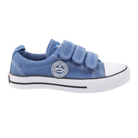American Club Amerikanske blå velcro sneakers