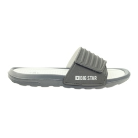 Velcro-profilerede Big Star flip-flops grå