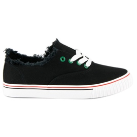 L&H Modebundne sneakers sort