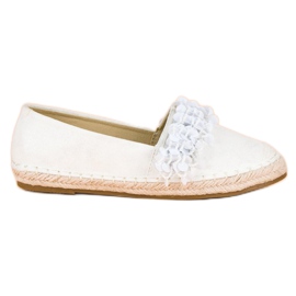 VICES Suede Espadrilles hvid