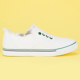 L&H Modebundne sneakers hvid