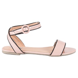 Lakerede sandaler VICES lyserød