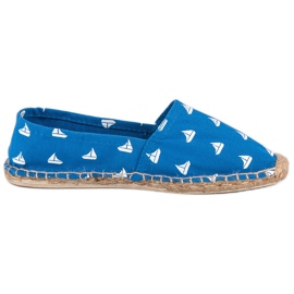 Blå Espadrilles