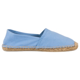 Lyseblå espadriller
