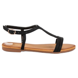 Bella Star Komfortable damesandaler sort