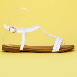 Bella Star Komfortable damesandaler hvid