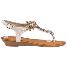 Elegante flip-flops gul