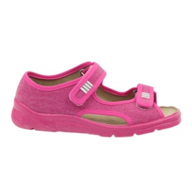 Sandaler Befado 113y009 pink hjemmesko lyserød
