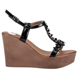 Beauty Girl'S Elegante kilesandaler sort