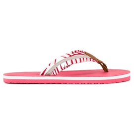 Ax Boxing Tekstil flip-flops lyserød