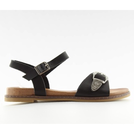 Sorte damesandaler F5910 sorte