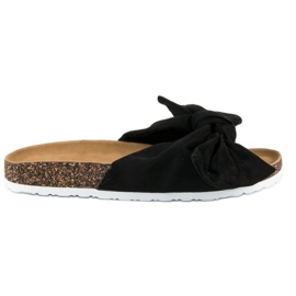 Suede vices hjemmesko sort