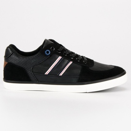 Sorte mænds sneakers
