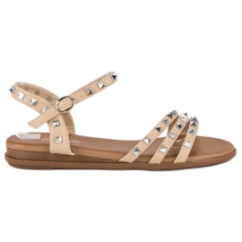 Renda Rock beige sandaler