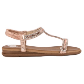 Renda Elegante slip-on sandaler lyserød