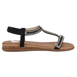 Renda Elegante slip-on sandaler sort