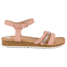 Ch. Creation Pink sandaler til kvinder lyserød