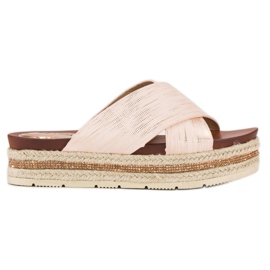 Espadriller pudder hjemmesko lyserød