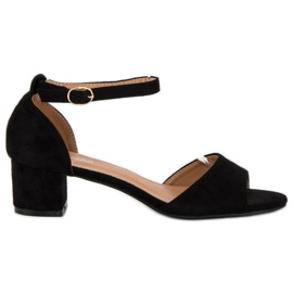 Via Giulia  Sorte højhælede sandaler