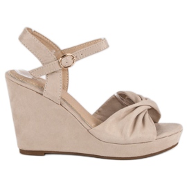 Annalisa Kile-sandaler i ruskind brun